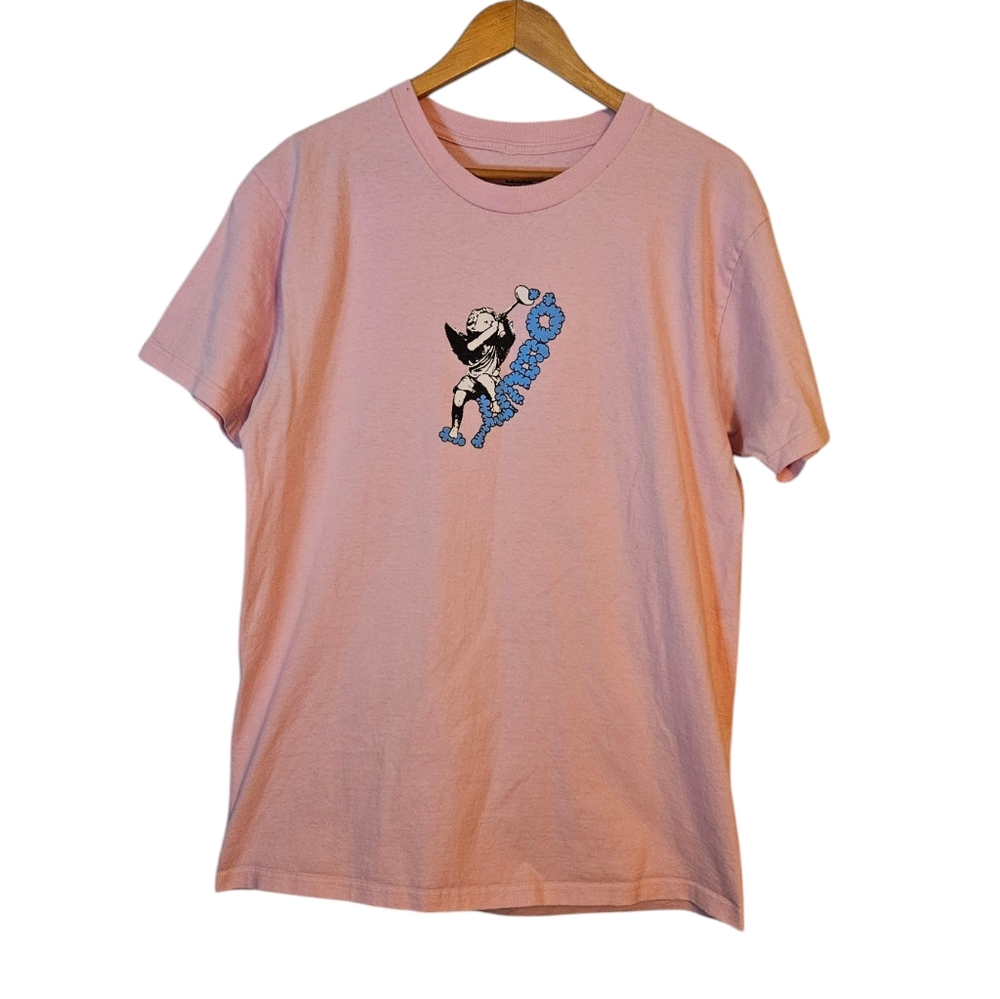 Obey Men's Trumpet Angel Tee size M - Picture 3 of 5